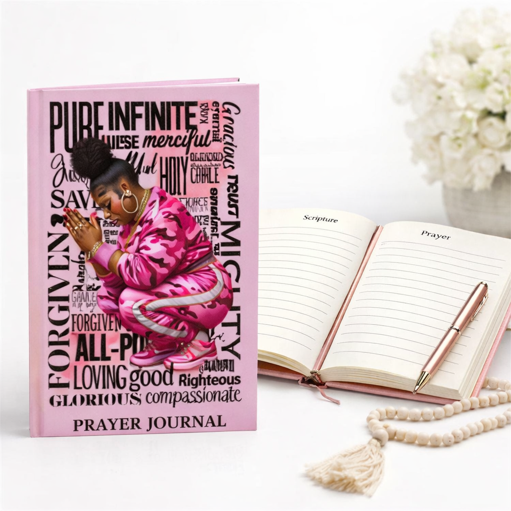 Camouflage Prayer Journal Transfer