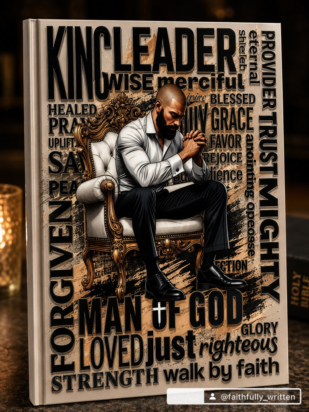 Man Of God UV DTF Journal Transfer