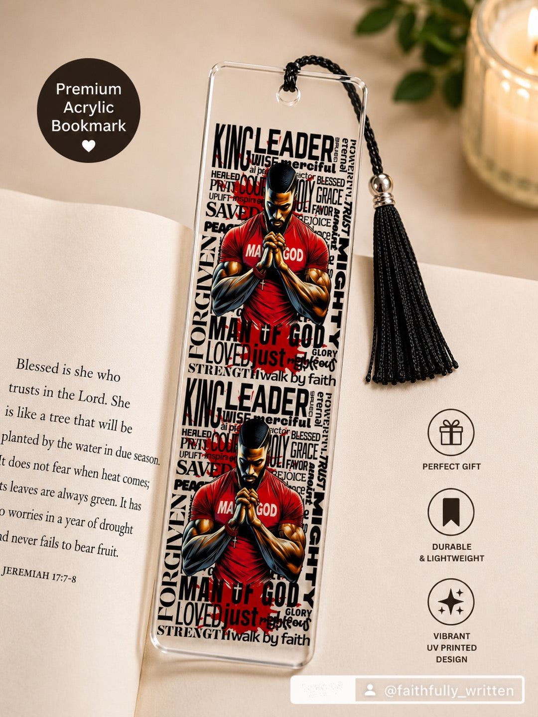 King Leader Bookmark UV DTF Transfer