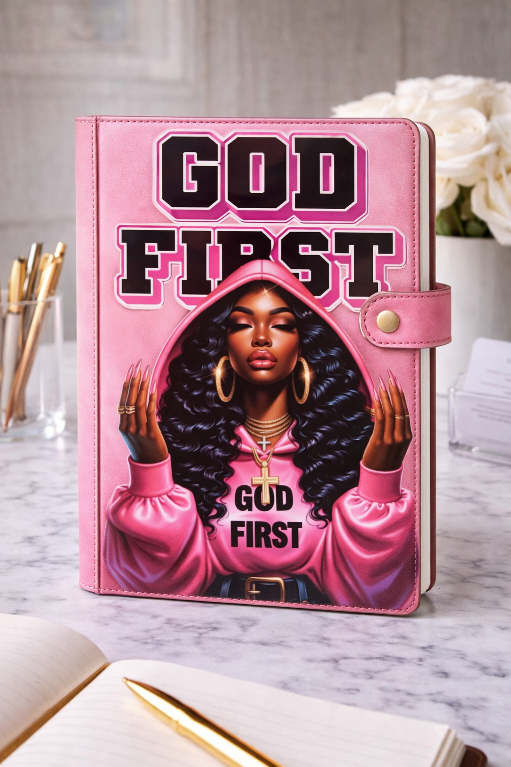 God First UV DTF Journal Transfer