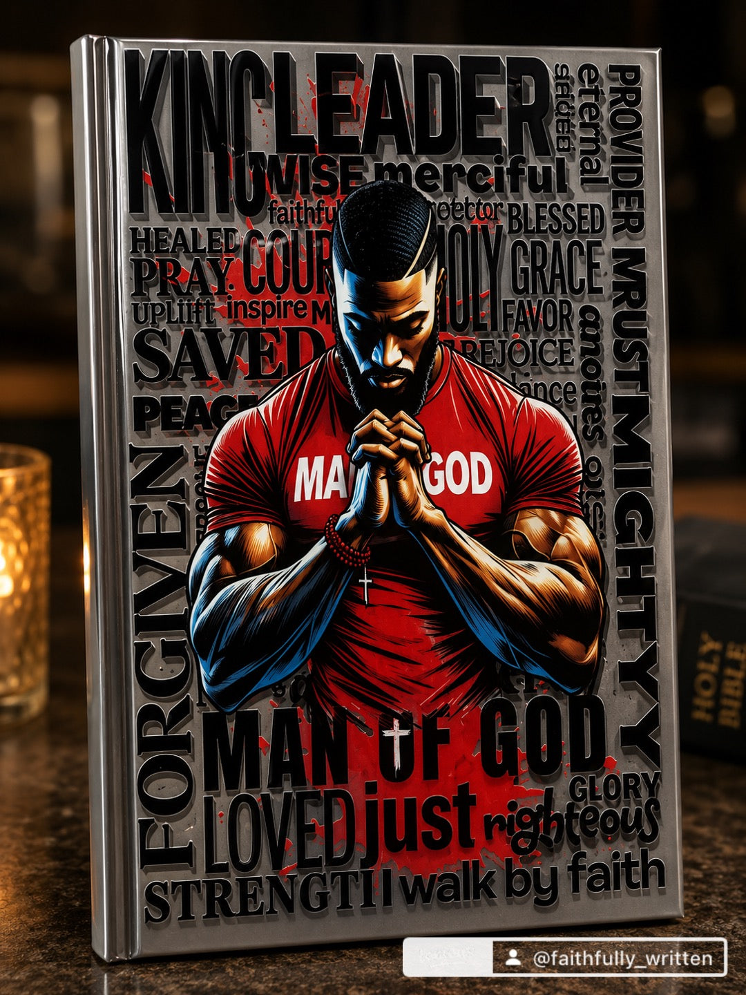 Man Of God UV DTF Journal Transfer