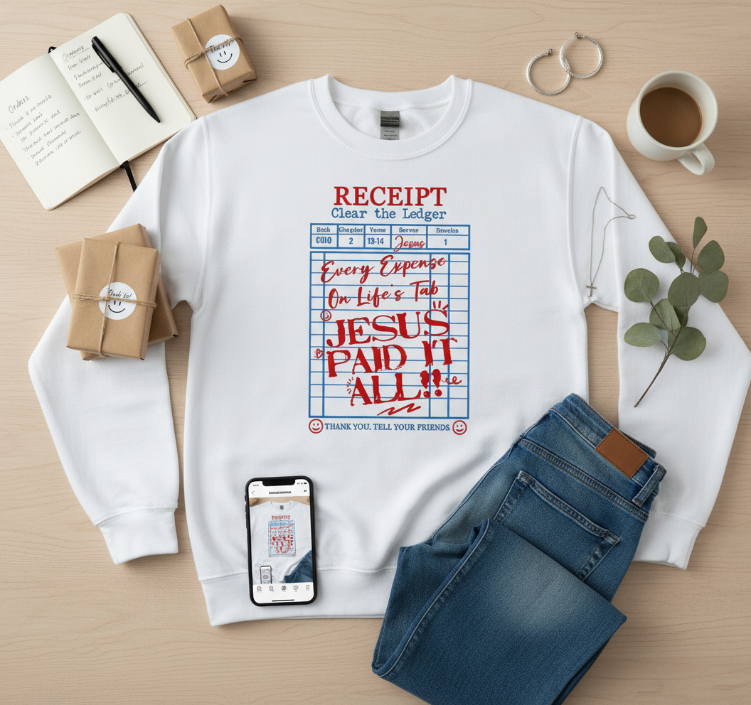 Jesus Paid It All Ready to Press Transfer