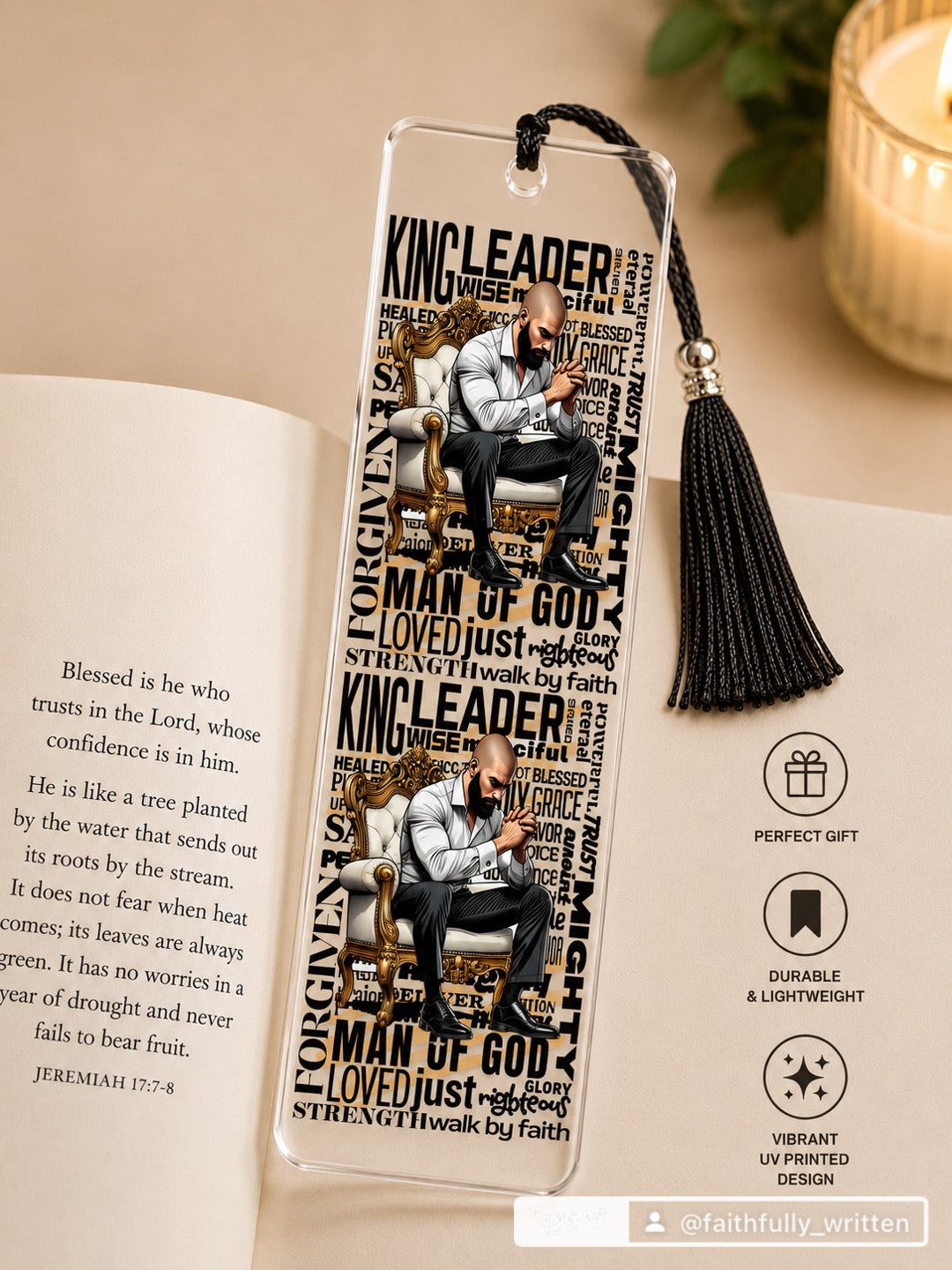 King Leader Bookmark UV DTF Transfer