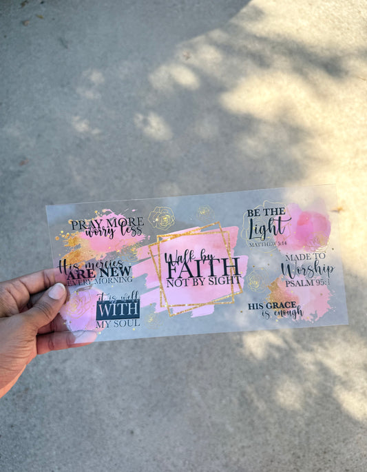 Walk By Faith Not By Sight Wrap