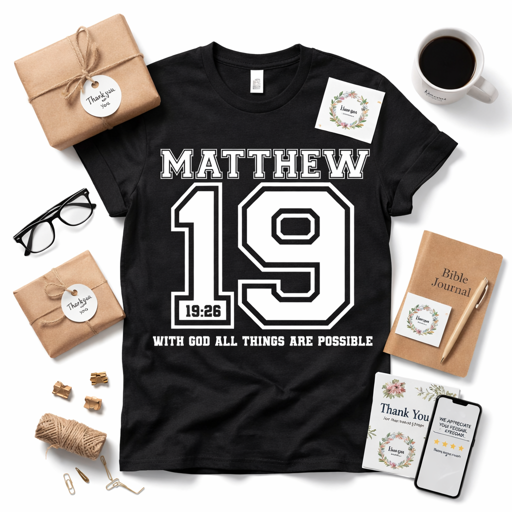 Matthew 19 Screen Print Transfer