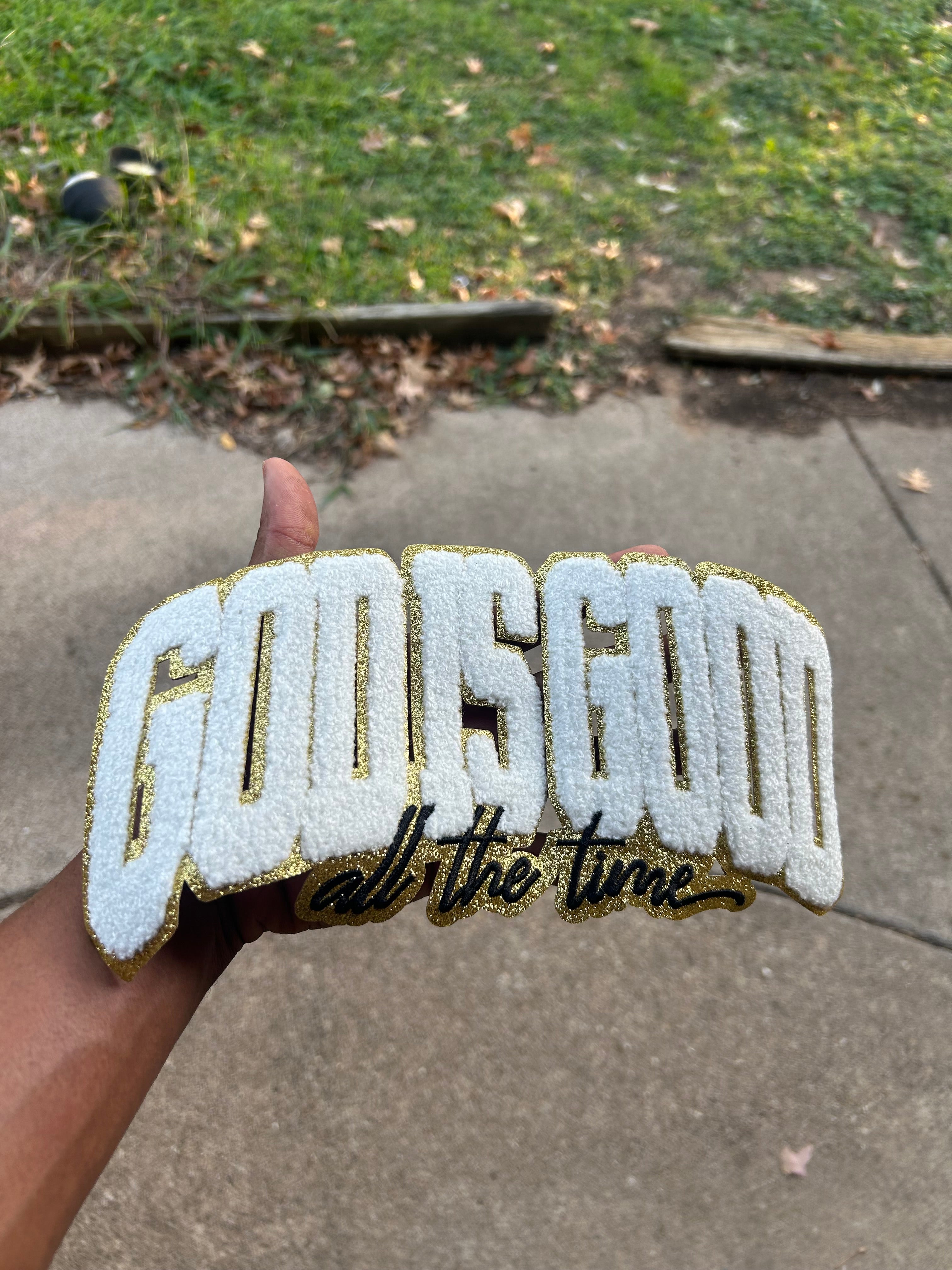 God is Good Chenille Patch