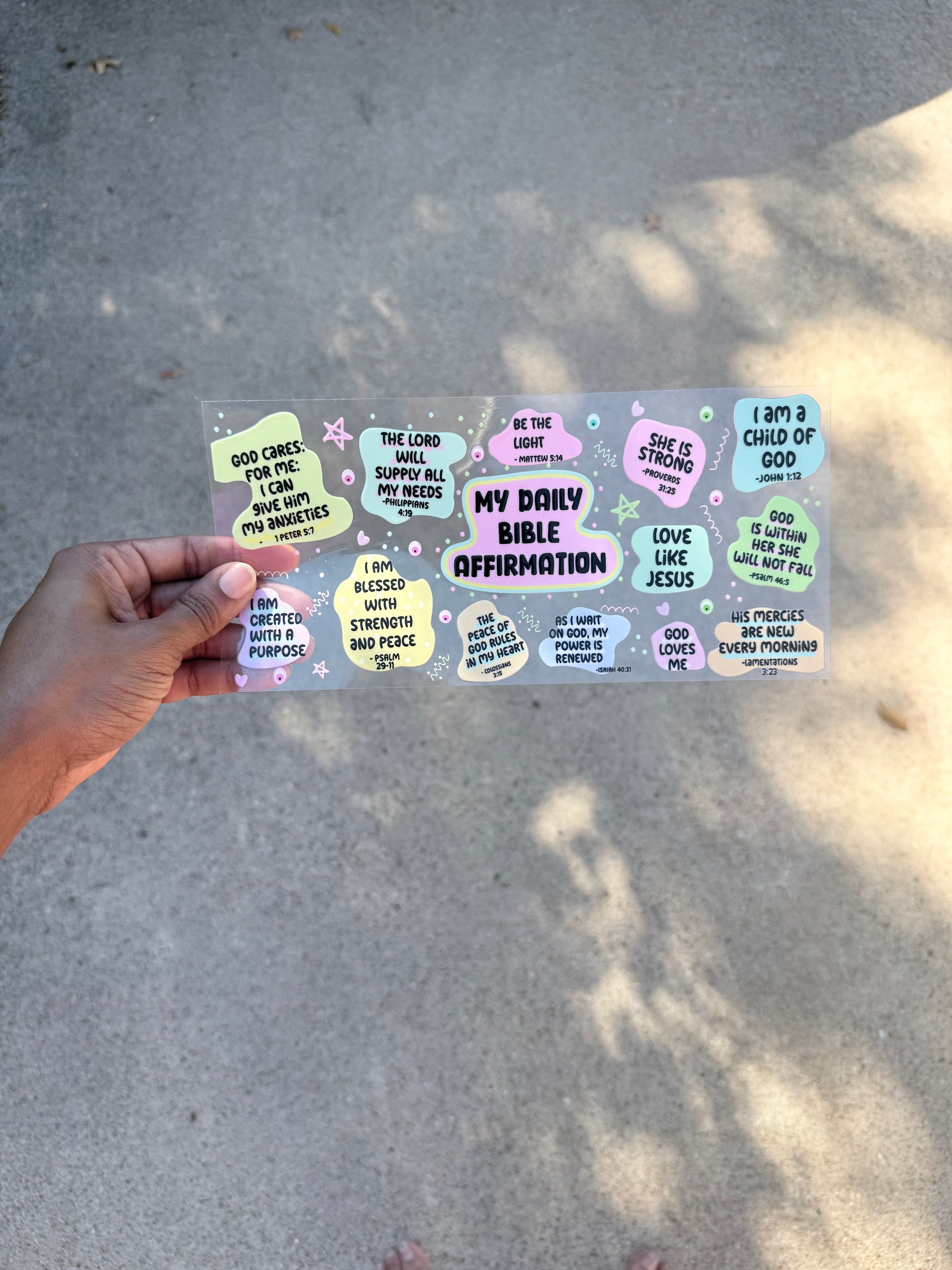 Daily Bible Affirmation Wrap