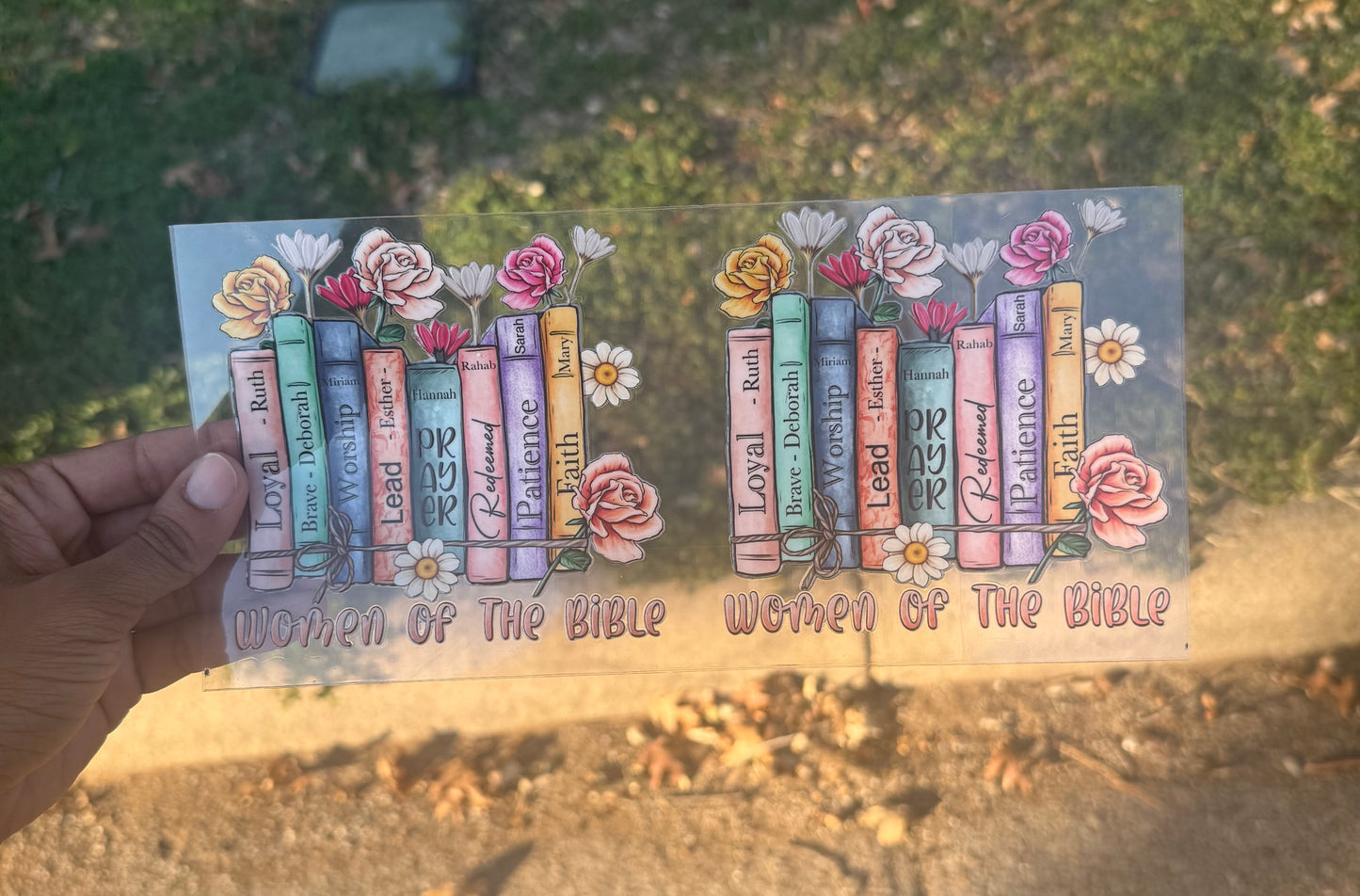 Women of the Bible UV DTF 16oz cup wrap