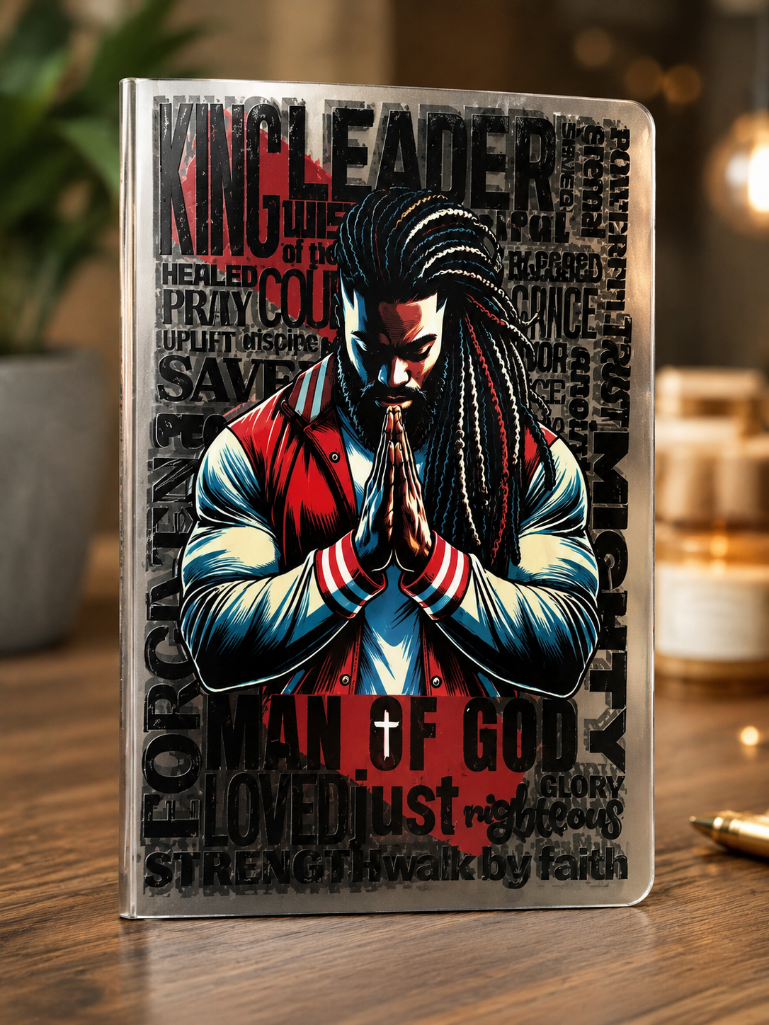 Man Of God UV DTF Journal Transfer