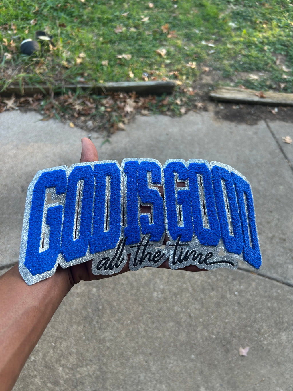 God is Good Chenille Patch