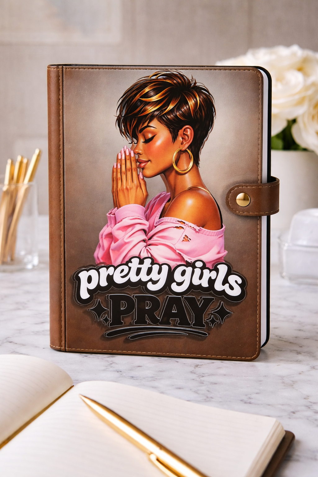 Pretty Girls Pray UV DTF Transfers