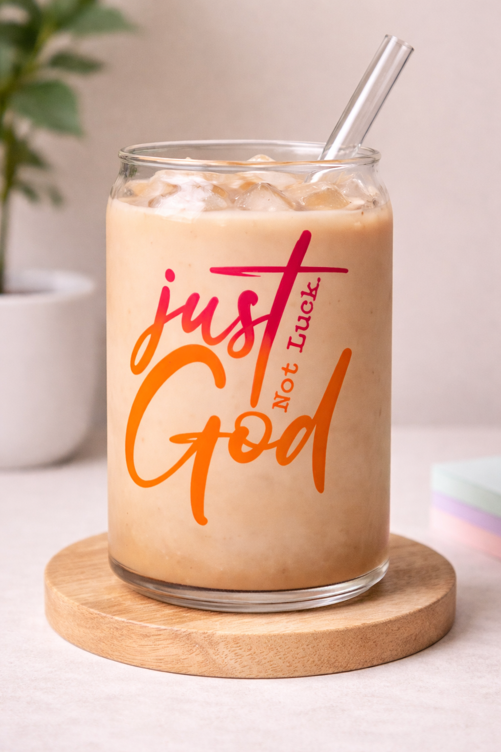 Just God UV DTF Decal