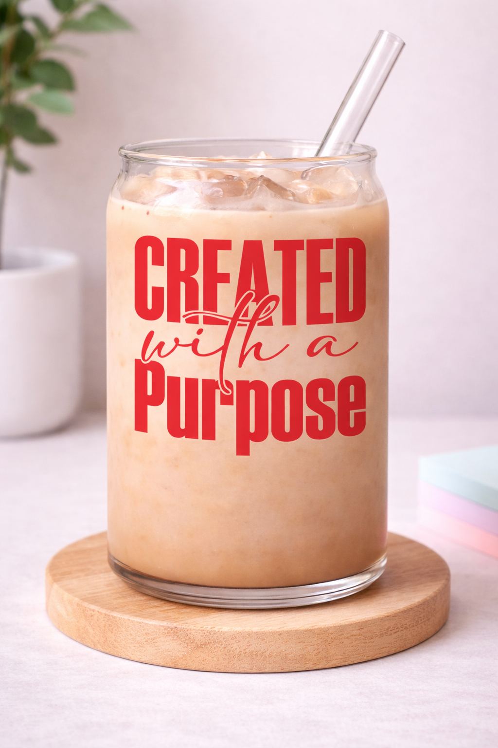 Created With a Purpose UV DTF Decal
