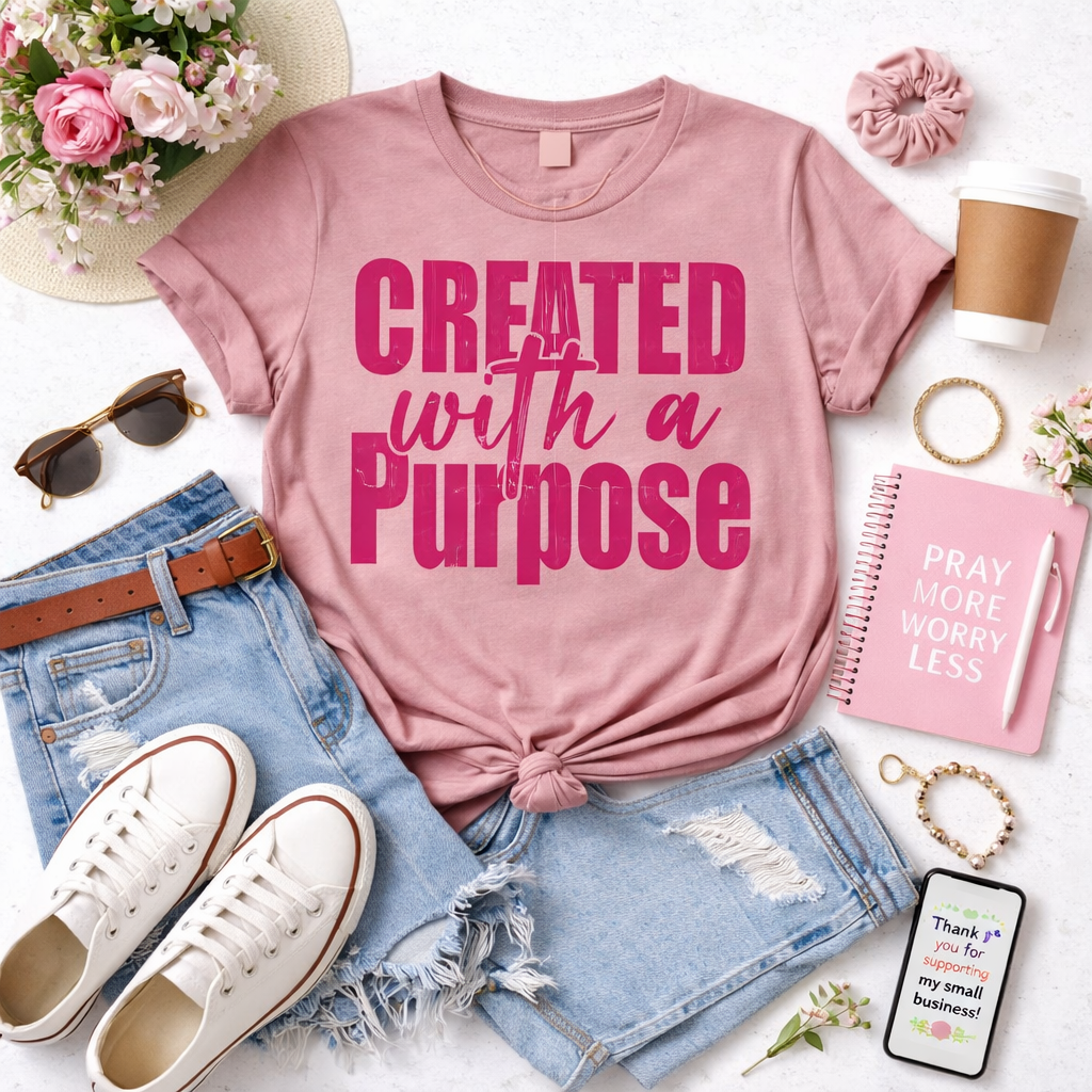 Created with a Purpose Screen Print Transfer