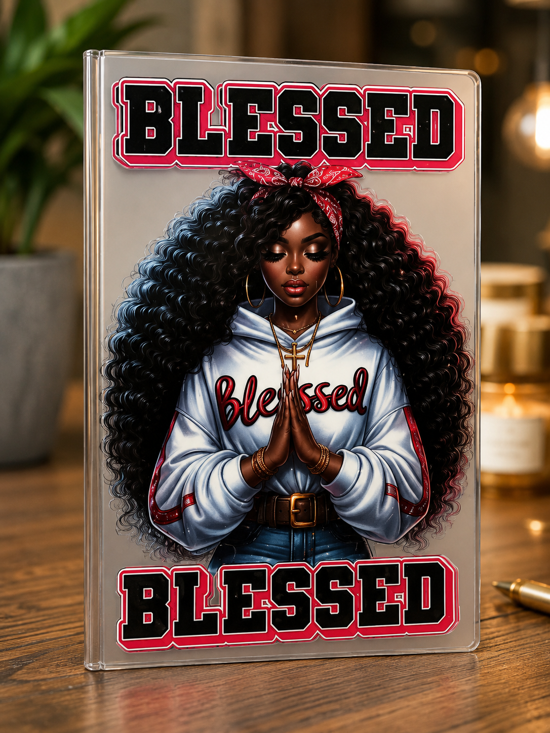 Blessed UV DTF Journal Transfer