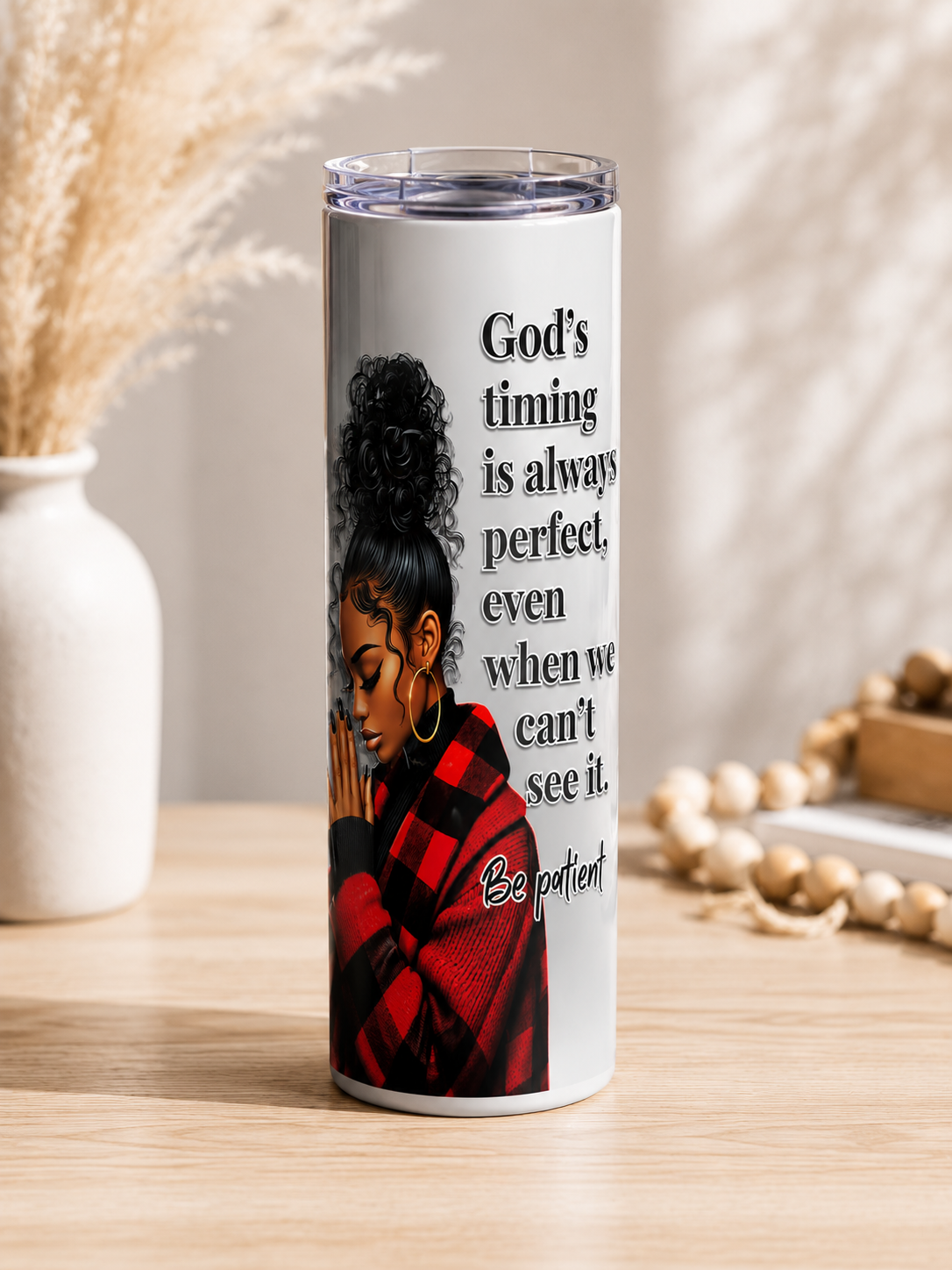 Gods Timing UV DTF Tumbler Wrap